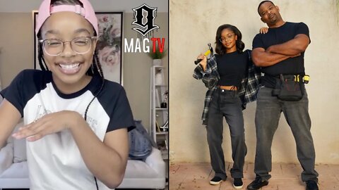 Marsai Martin's Father Does The Most Modeling Her Denim Jean Line! 🤣