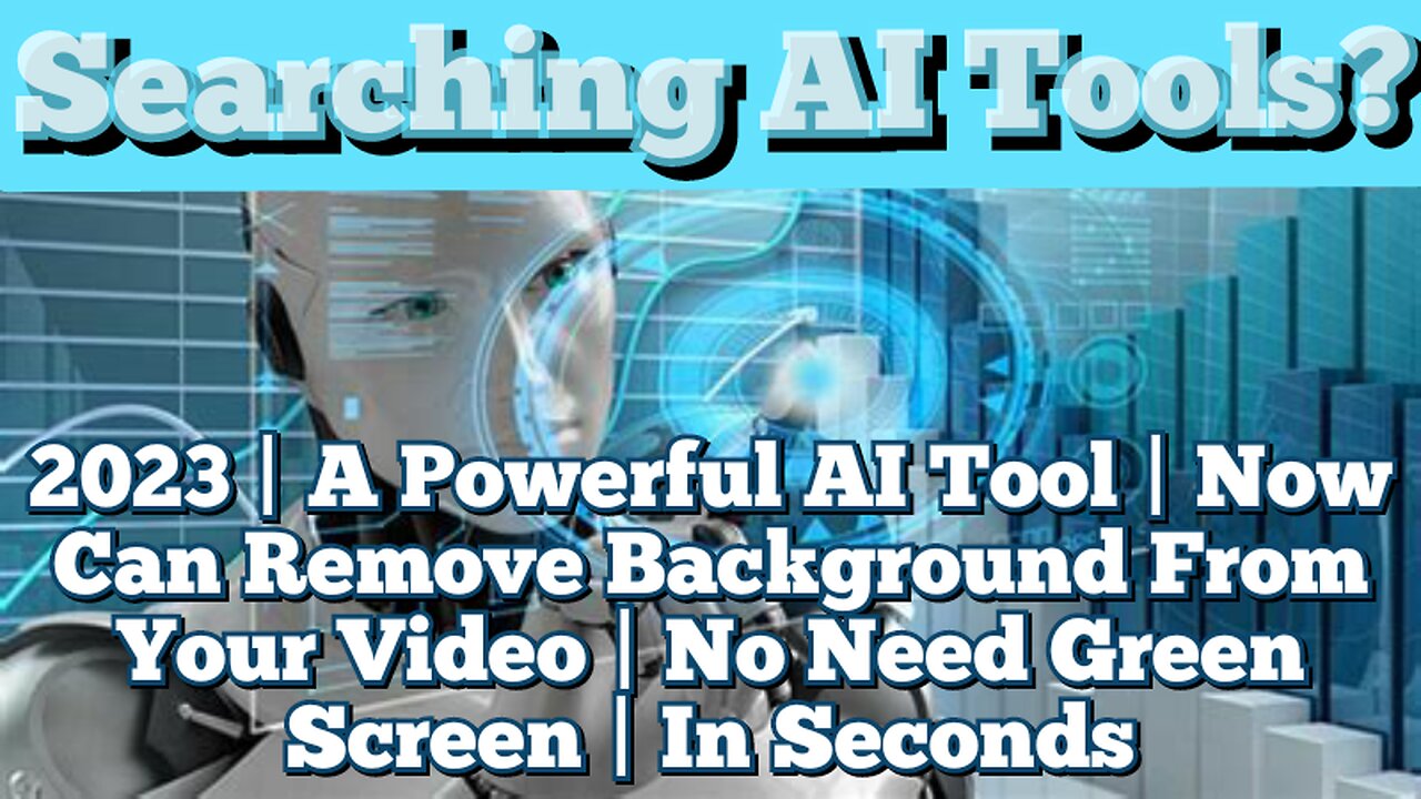 A Powerful AI Tool | Can Remove Background From Your Video | No Need Green Screen | In Seconds