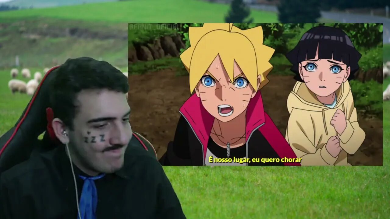 PASTOR REACT Rap da Himawari Uzumaki 🌸 (Boruto) - NÃO DEIXAREI QUEM AMO MORRER | Fanit