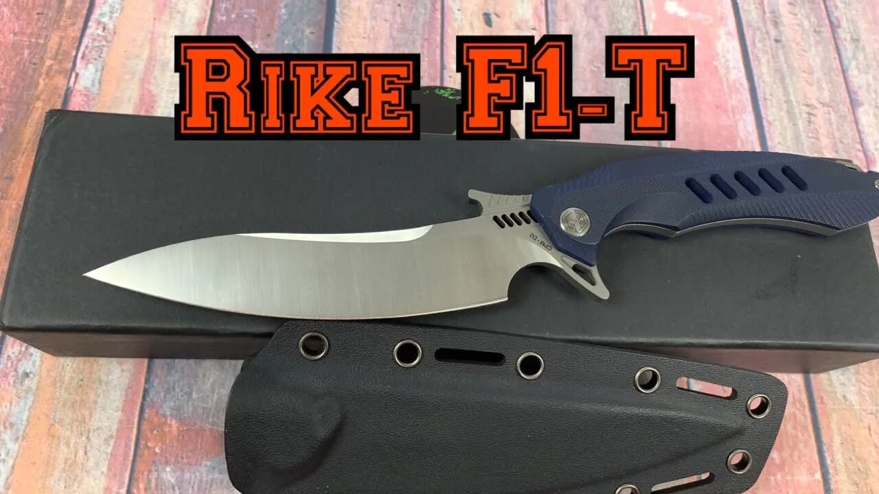 Rike F1 Fixed Blade CPMD2 blade / Interesting design and very slicey !