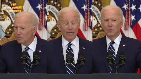 In spite of the press was setting up questions for Biden, which he obviously knew ahead of time.