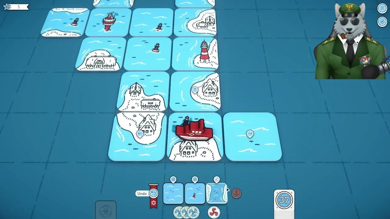 Beacon Guidance for a Small Ship - Beacon Patrol Demo