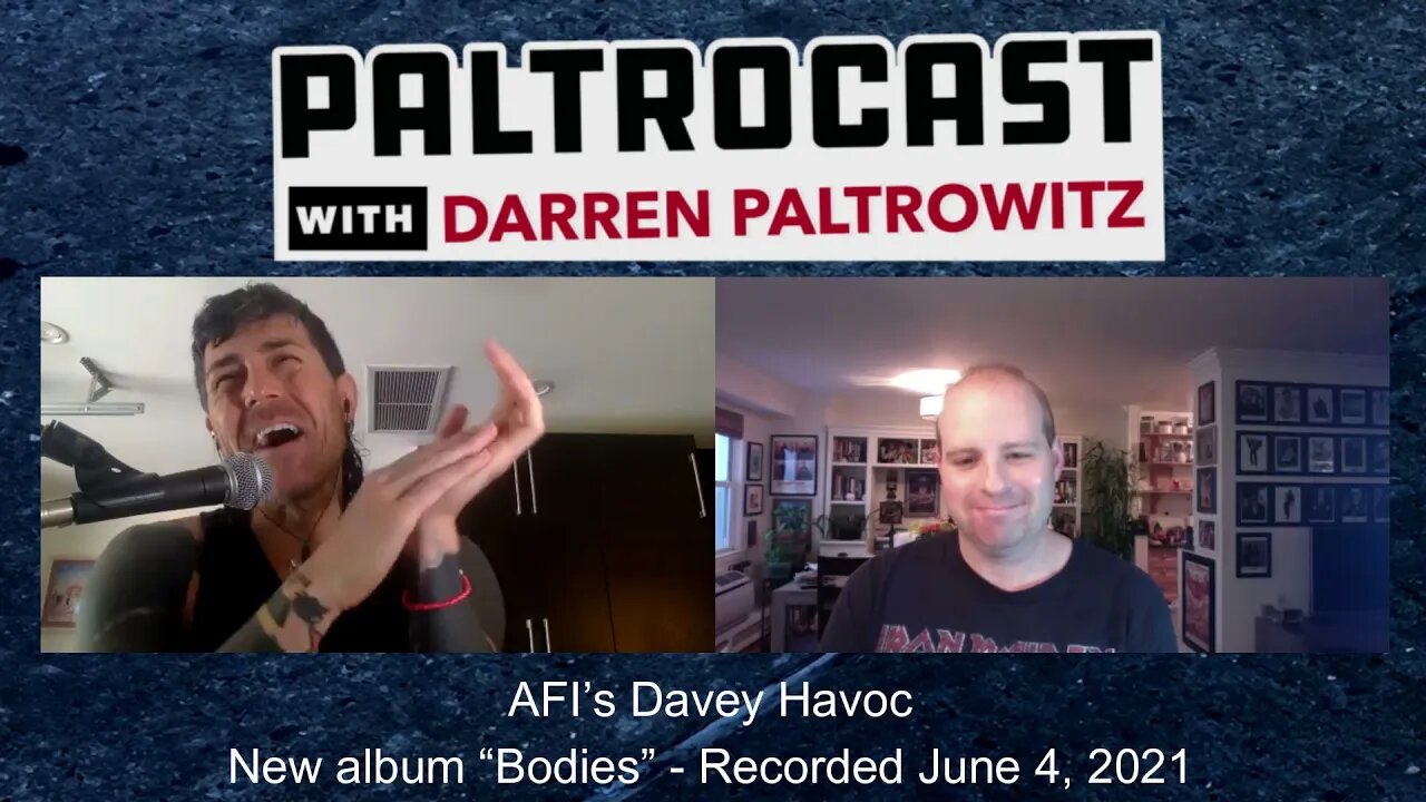 AFI's Davey Havok interview with Darren Paltrowitz