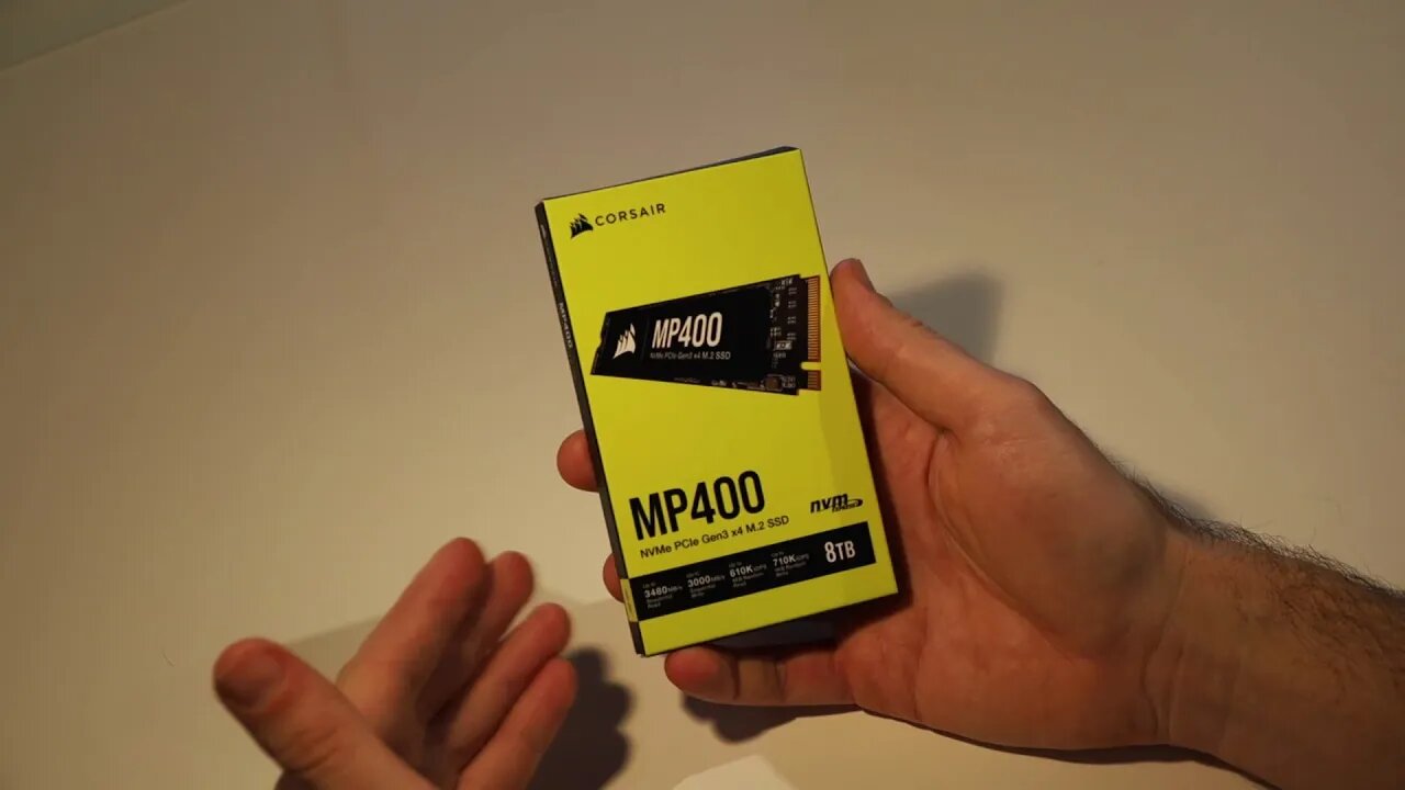 Unboxing the Corsair MP400 8TB - What's in the box?