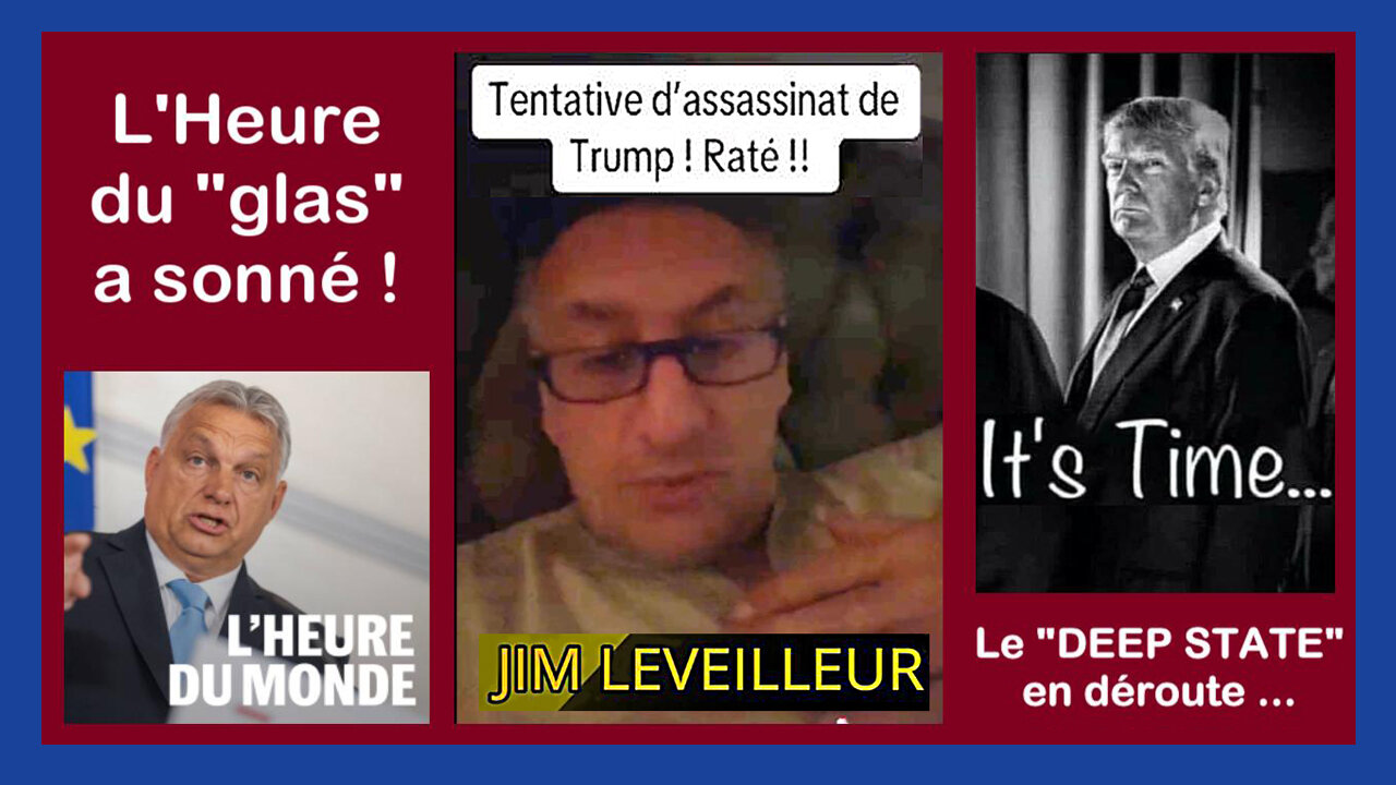 L'assassinat manqué de D.TRUMP à la face du monde ... Vu par Jim Leveilleur (Hd 720) Voir descriptif