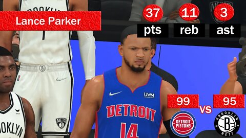 Lance Parker #detroit #pistons #brooklyn #nets