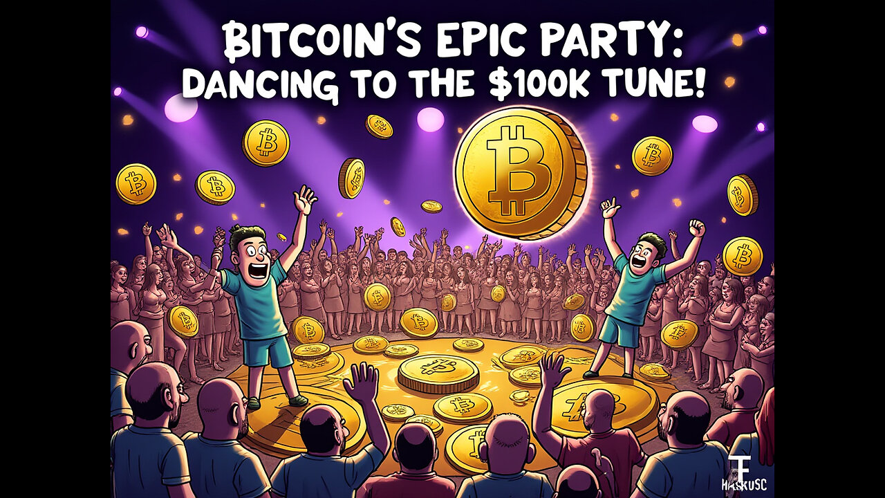 "Bitcoin's Epic Party: Dancing to the $100K Tune! 🎉💰" #NewAllTimeHigh