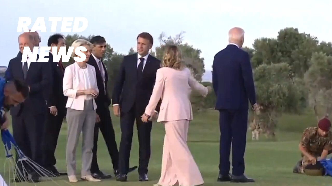 Biden Wanders Off During G7 Summit, Italian PM Meloni Steps In