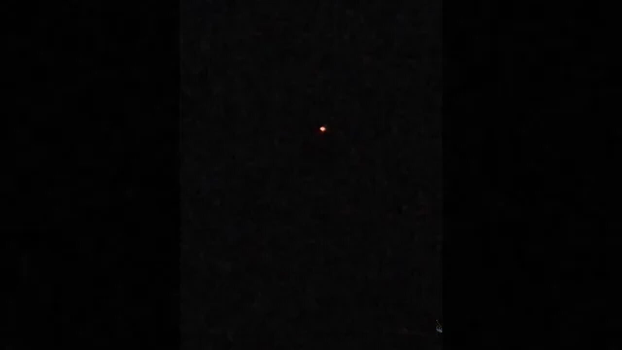 1st of several strange red balls of light flying by Saint Simons Island, Georgia on October 3, 2020