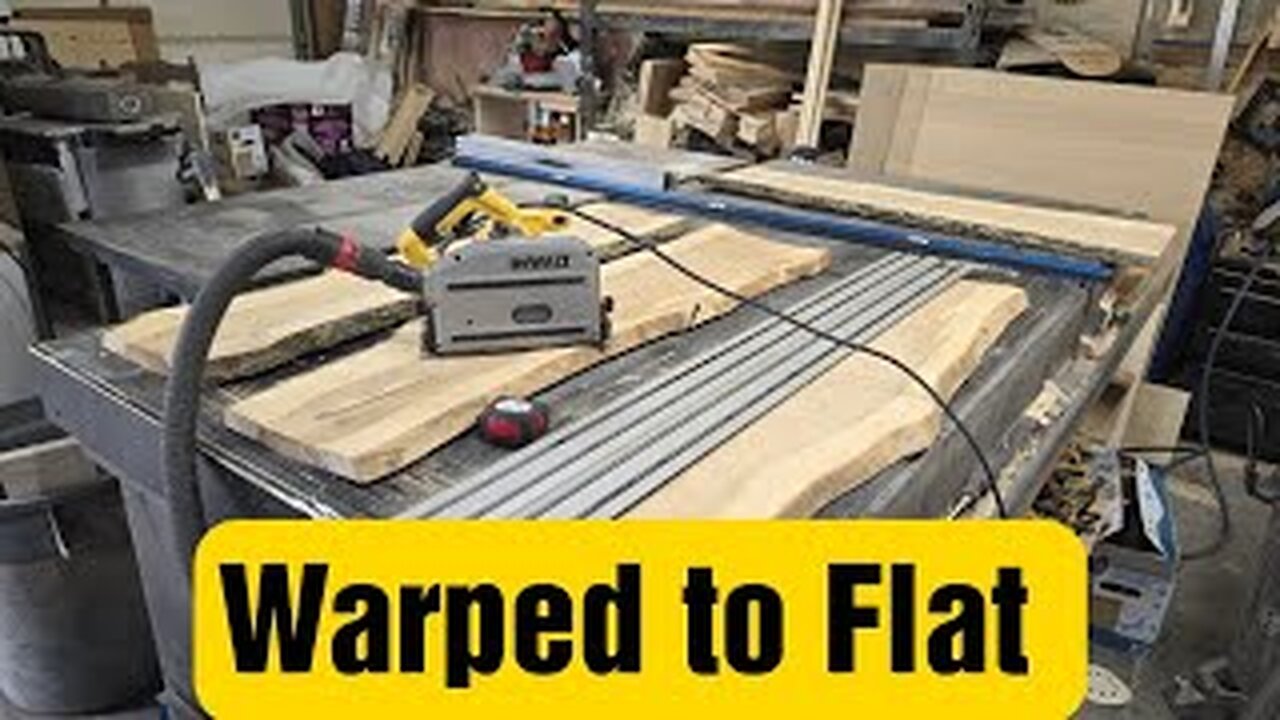 From Warped To Flat , Maple Live Edge Boards