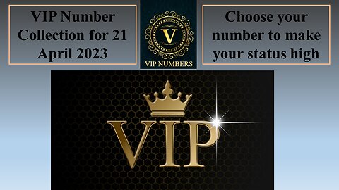 VIP Mobile Number Collection 21 April 2023