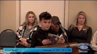 Knox Zajac Public Comment - Windham Raymond School District RSU14 Board Meeting (02-15-2023)