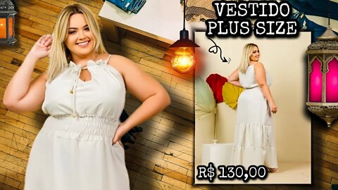 ✳️ VESTIDO LONGO PLUS SIZE