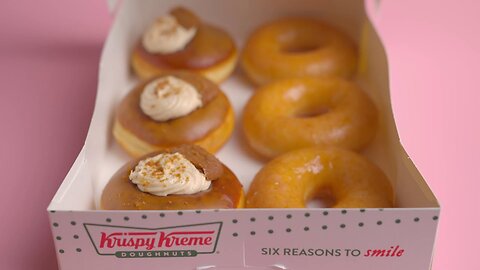 Krispy Kreme Lotus Donuts | Donuts B-Roll