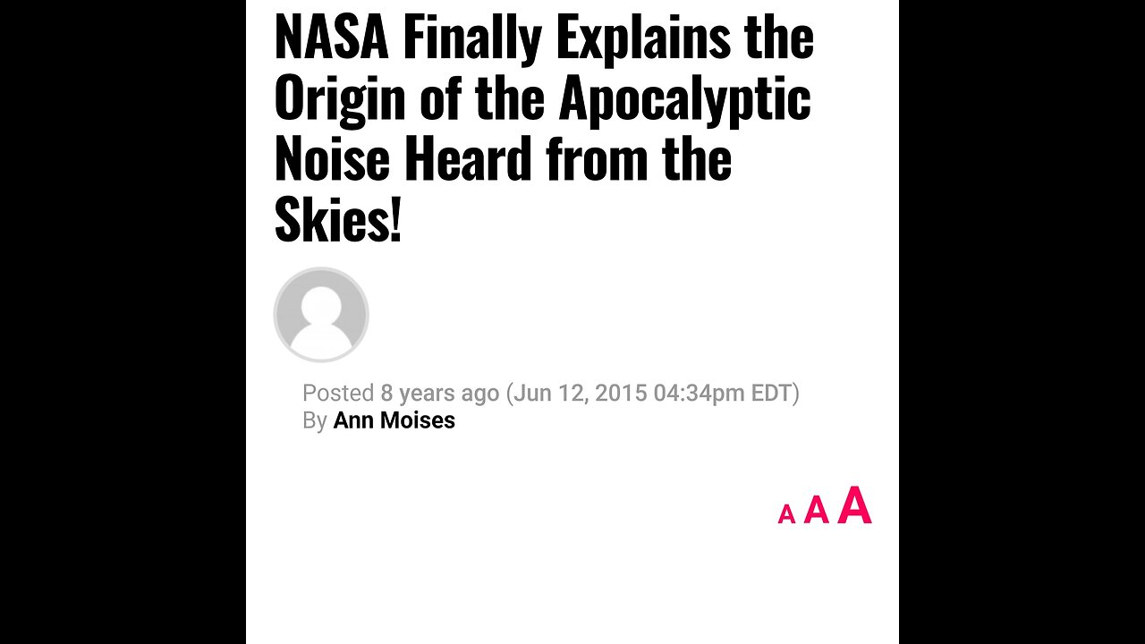 NASA confirms the Trumpet sounds