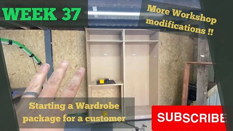 How I make Wardrobes and reviewing some new drawer runners!, Plus more Workshop Modifications! #37