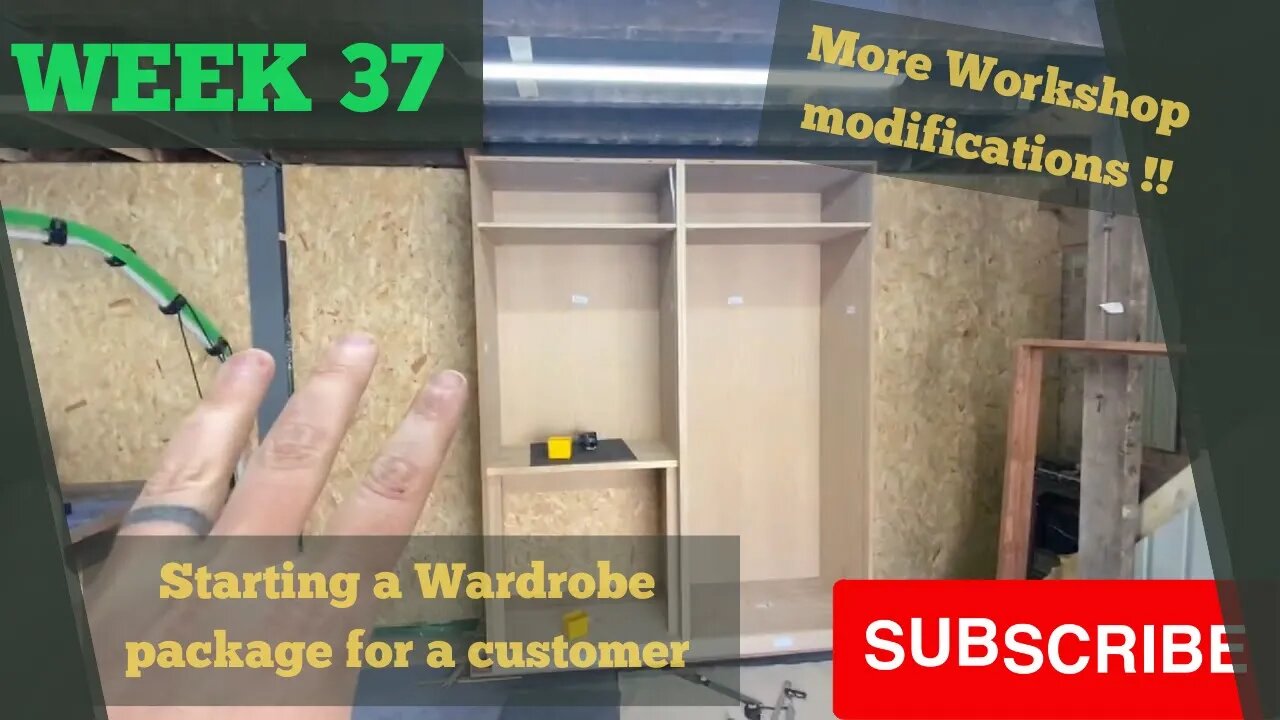 How I make Wardrobes and reviewing some new drawer runners!, Plus more Workshop Modifications! #37