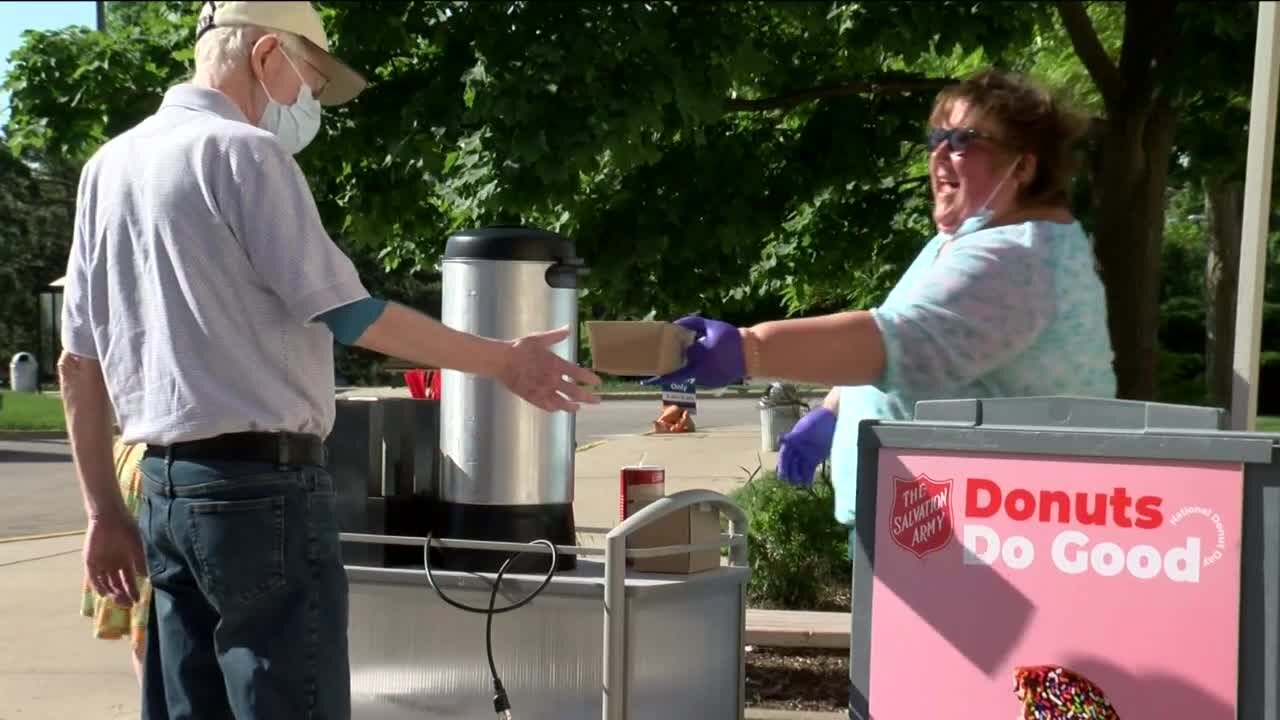 Salvation Army gives away free donuts to veterans on National Donut Day