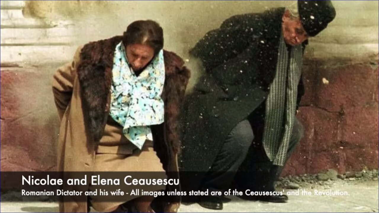 The RUTHLESS Execution Of Nicolae And Elena Ceausescu - The Romanian Dictators