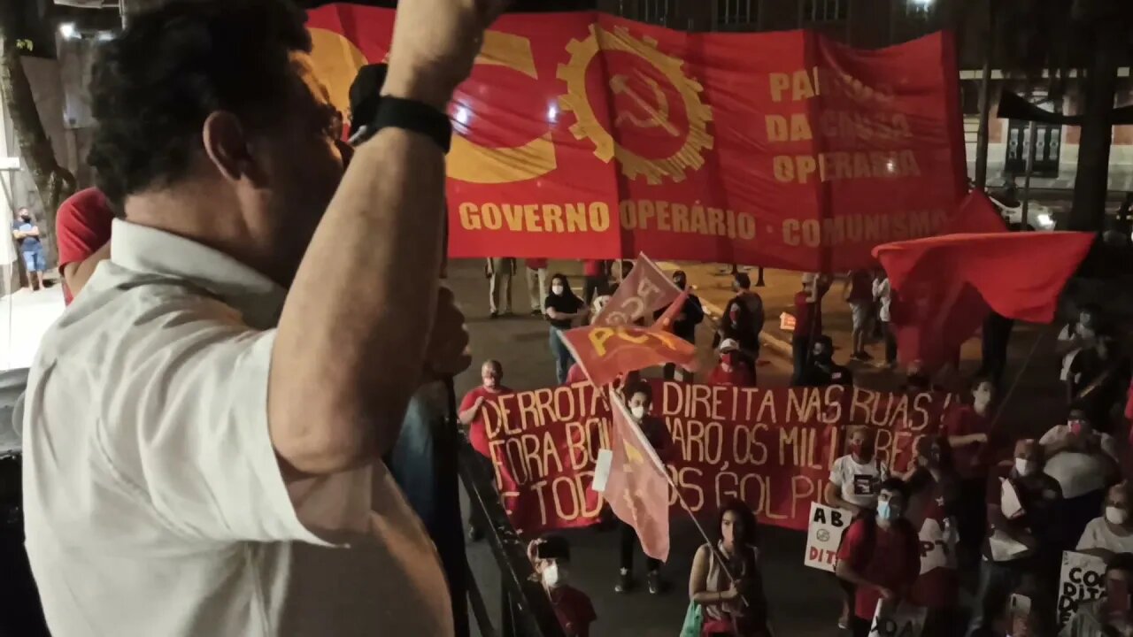 Rui: “É preciso sair às ruas para se opor ao fascismo” | Ato do dia 31/03/21