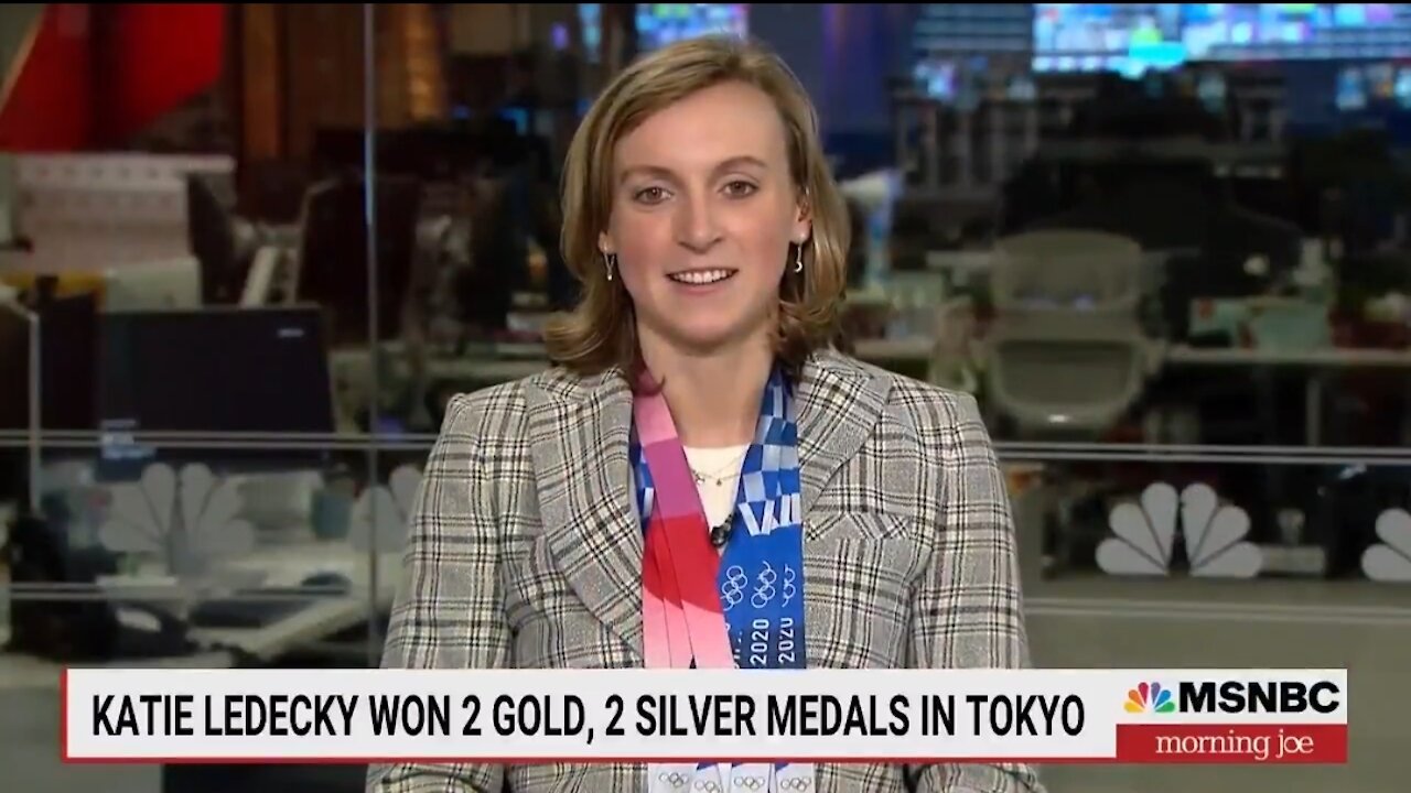 Gold Medalist Olympic Swimmer Praises The National Anthem On MSNBC