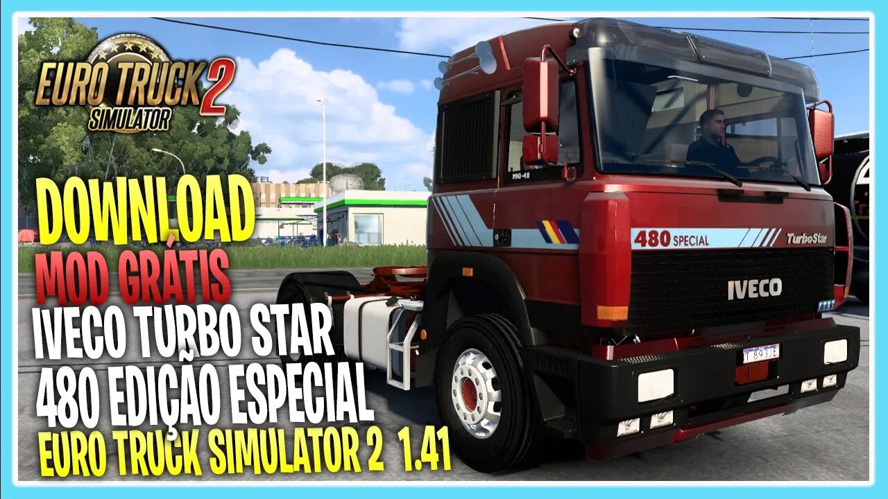 Mod grátis IVECO TURBOSTAR + RONCO TOP + SKINS EURO TRUCK SIMULATOR 2 1.41