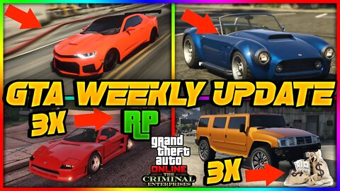 NEW GTA 5 ONLINE WEEKLY UPDATE! (BRAND NEW VEHICLE & 3X $ & RP!)