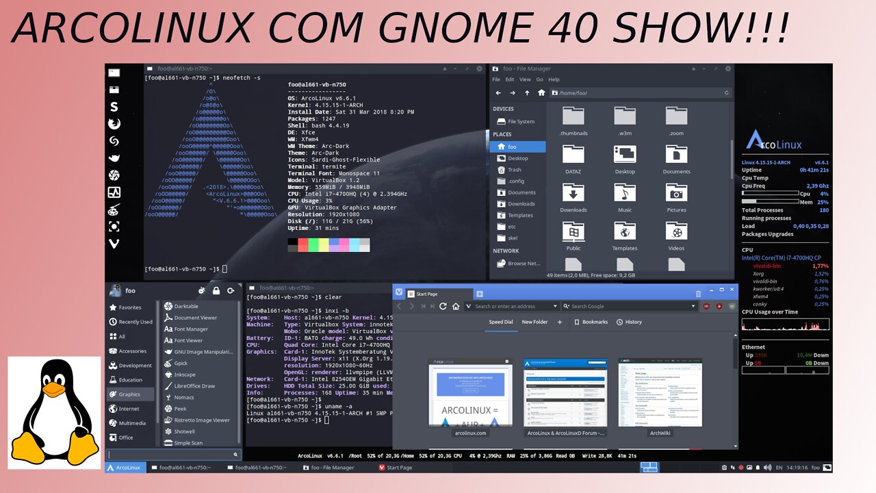 ARCO LINUX SHOW!!!