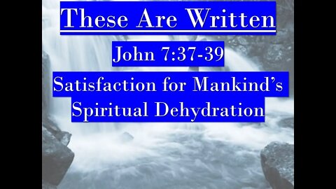 Mankind's Spiritual Dehydration