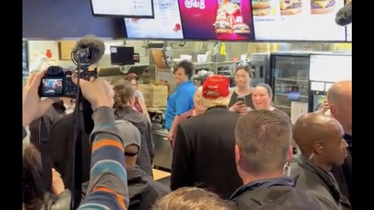 THE BIG MAG: Trump Swarmed at East Palestine McDonald's, 'Knock it Out Fast for Us'
