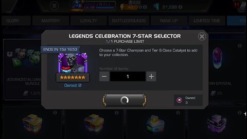 LEGENDS CELEBRATION 7 STAR SELECTOR!!