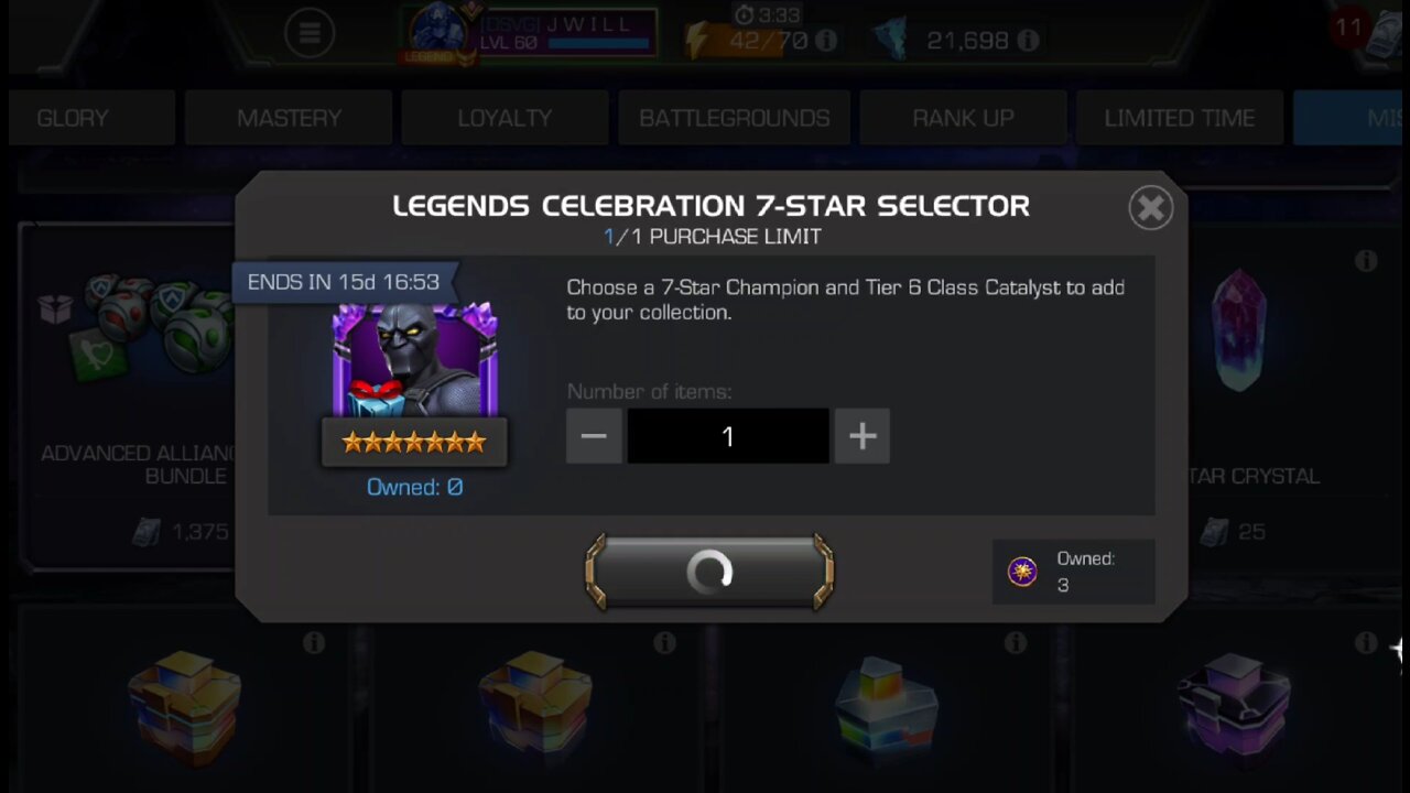 LEGENDS CELEBRATION 7 STAR SELECTOR!!