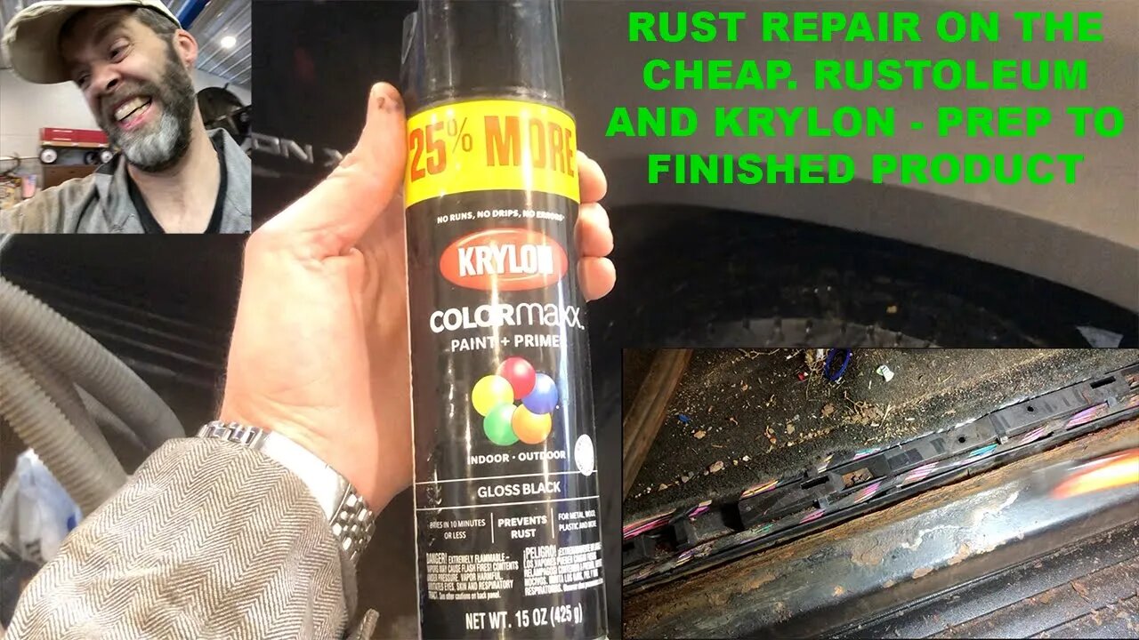 AMAZING RESULTS FROM THE RATTLE CAN. Cheap rust repair on 2007 GMC Yukon XL.