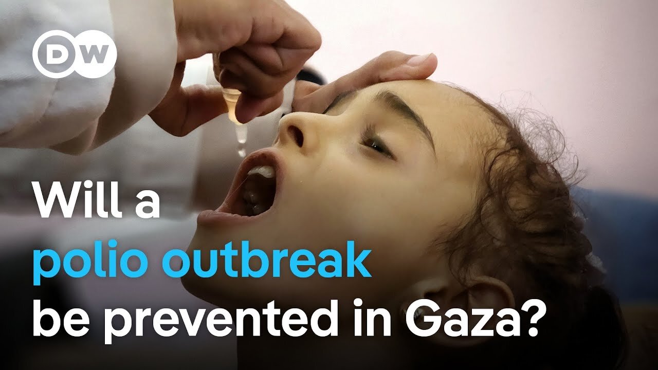 Mass polio vaccination campaign begins to immunize over 600,000 children in Gaza | DW News