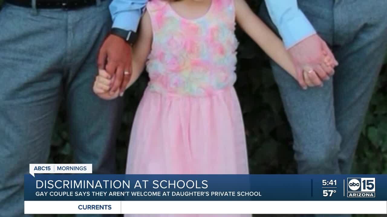 Valley couple says daughter's school is discriminating against them because they are gay