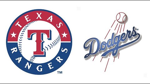 Rangers @ Dodgers. Game 3 of 3. MLB the Show 24.