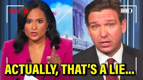 Fed-Up Reporter FACT-CHECKS DeSantis on live TV, HE CRUMBLES