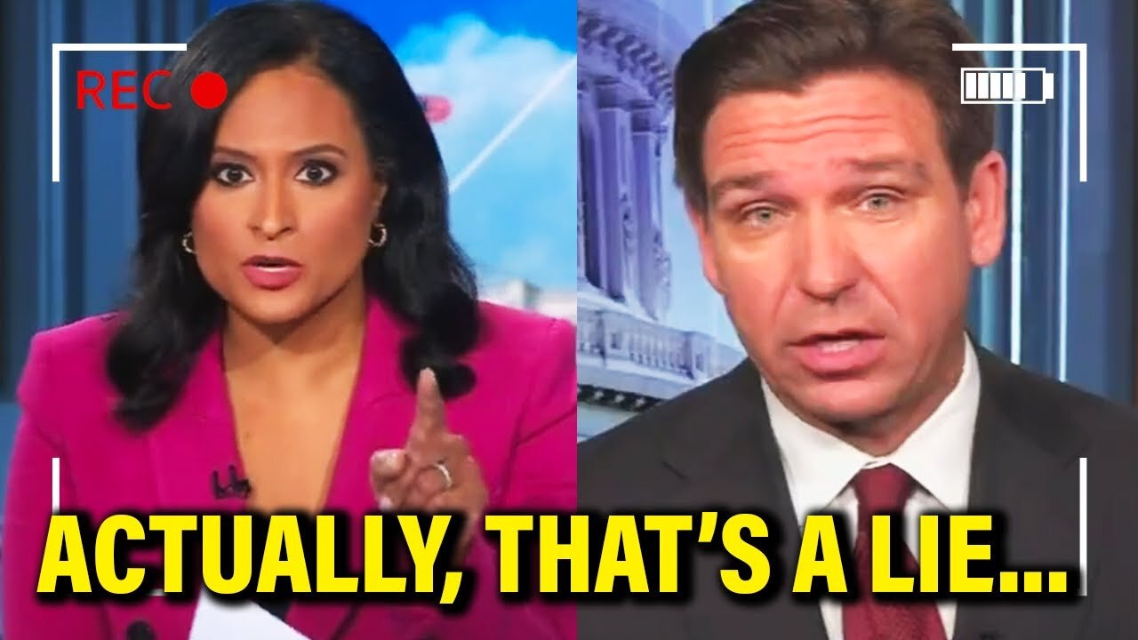 Fed-Up Reporter FACT-CHECKS DeSantis on live TV, HE CRUMBLES