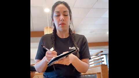 Your iHop Waitress Shows Up To Your Table High AF, What Do You Do?