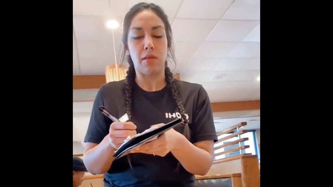 Your iHop Waitress Shows Up To Your Table High AF, What Do You Do?