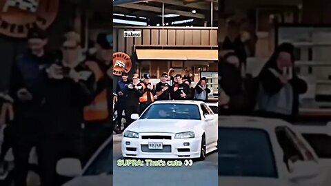 power of supra and skyline🔥🔥 #onepercent_clubb #cars #power