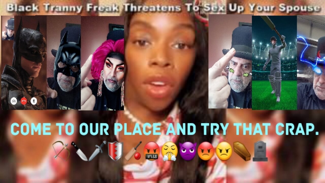 Unhinged Trans Threatens Sex Assault If Vote Trump. 🏹🔪🗡🛡🏏🤬😤👿😡😠⚰🪦