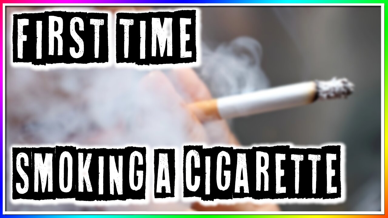 FIRST TIME SMOKING A CIGARETTE! (story)