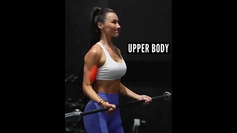 Check out this UPPER workout using just a barbell 💪🏼