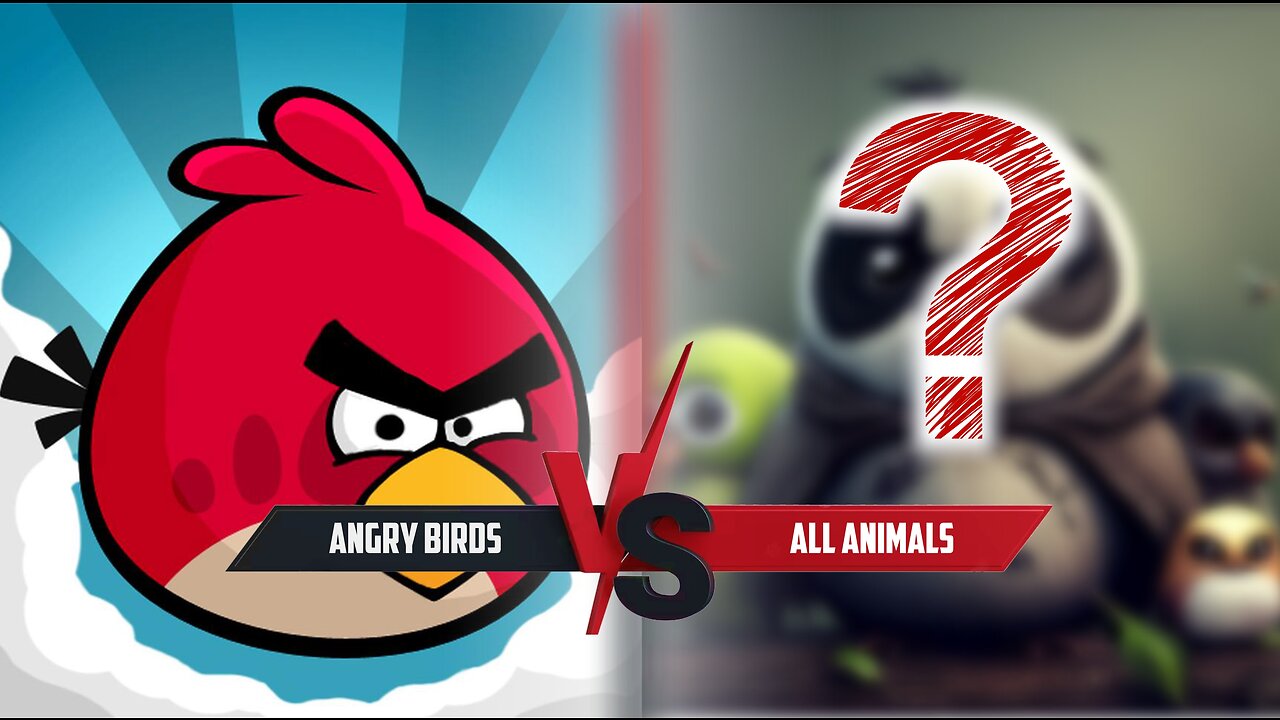 ANGRY BIRDS BUT BECOMING ALL ANIMALS | JEZZ ENTERTAINMENT