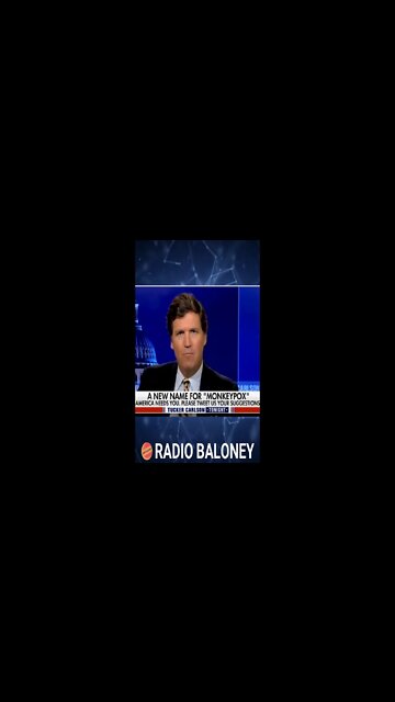 Tucker Renames Monkeypox #shorts