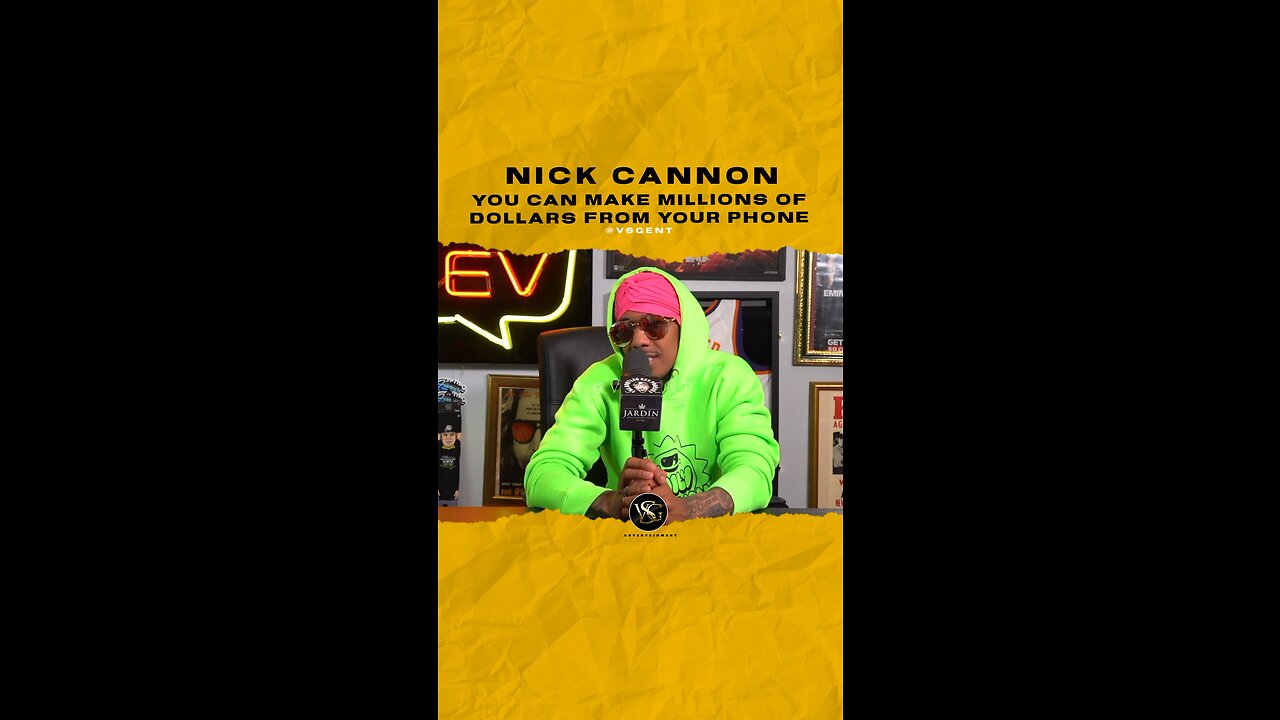 #nickcannon You can make millions of dollars from your phone. 🎥 @bootlegkev