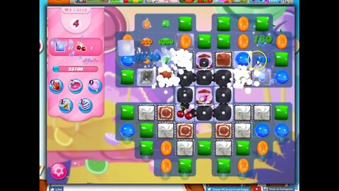 Candy Crush Level 3113 Talkthrough, 10 Moves 0 Boosters