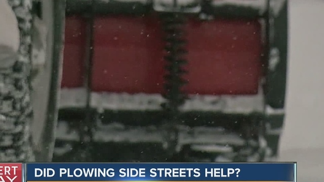 Did plowing streets help?