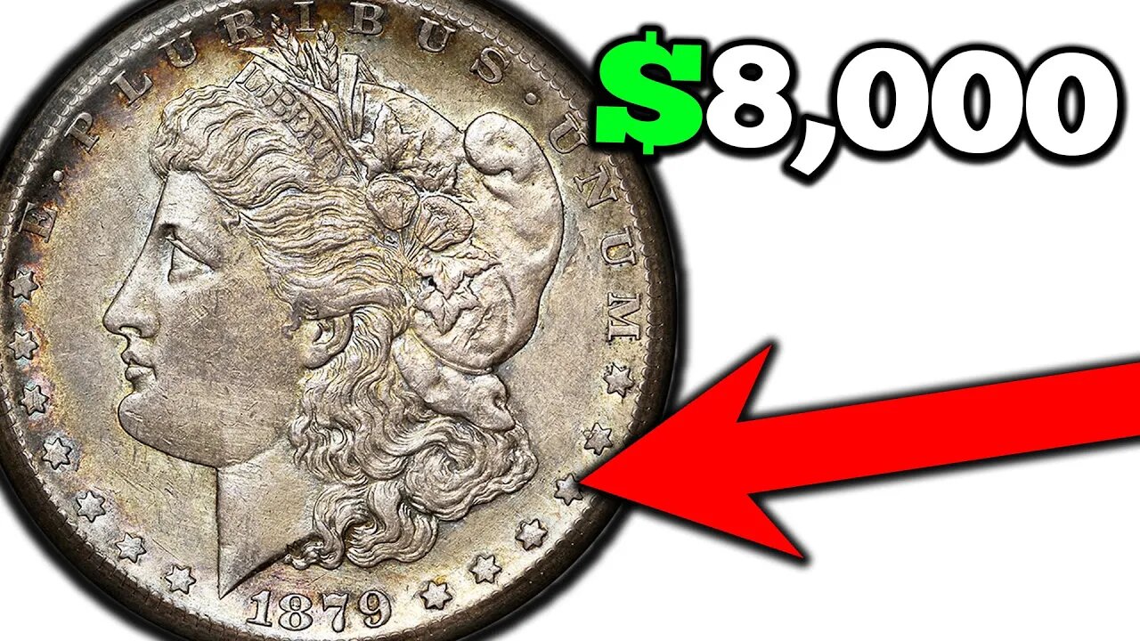 SUPER RARE 1879 Silver Morgan Dollar Coins Worth A LOT of Money!